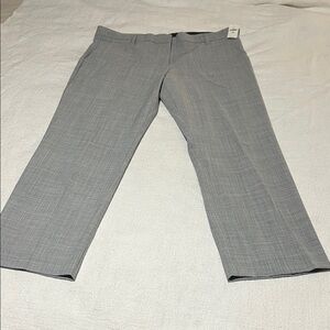 GAP True Straight Two-Way Stretch Straight Leg Gray Dress Pants